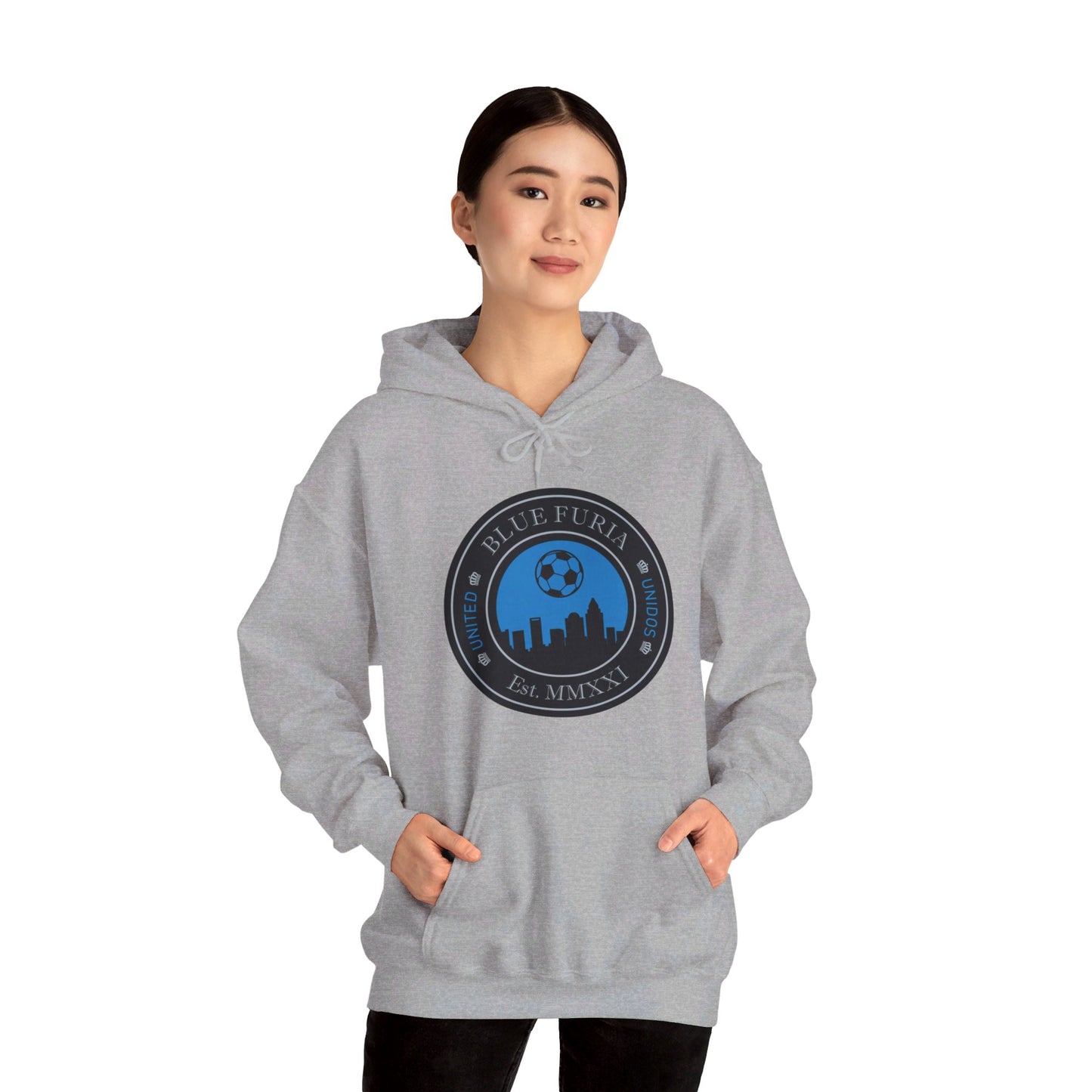 2022 Blue Furia Unisex Heavy Blend™ Hooded Sweatshirt