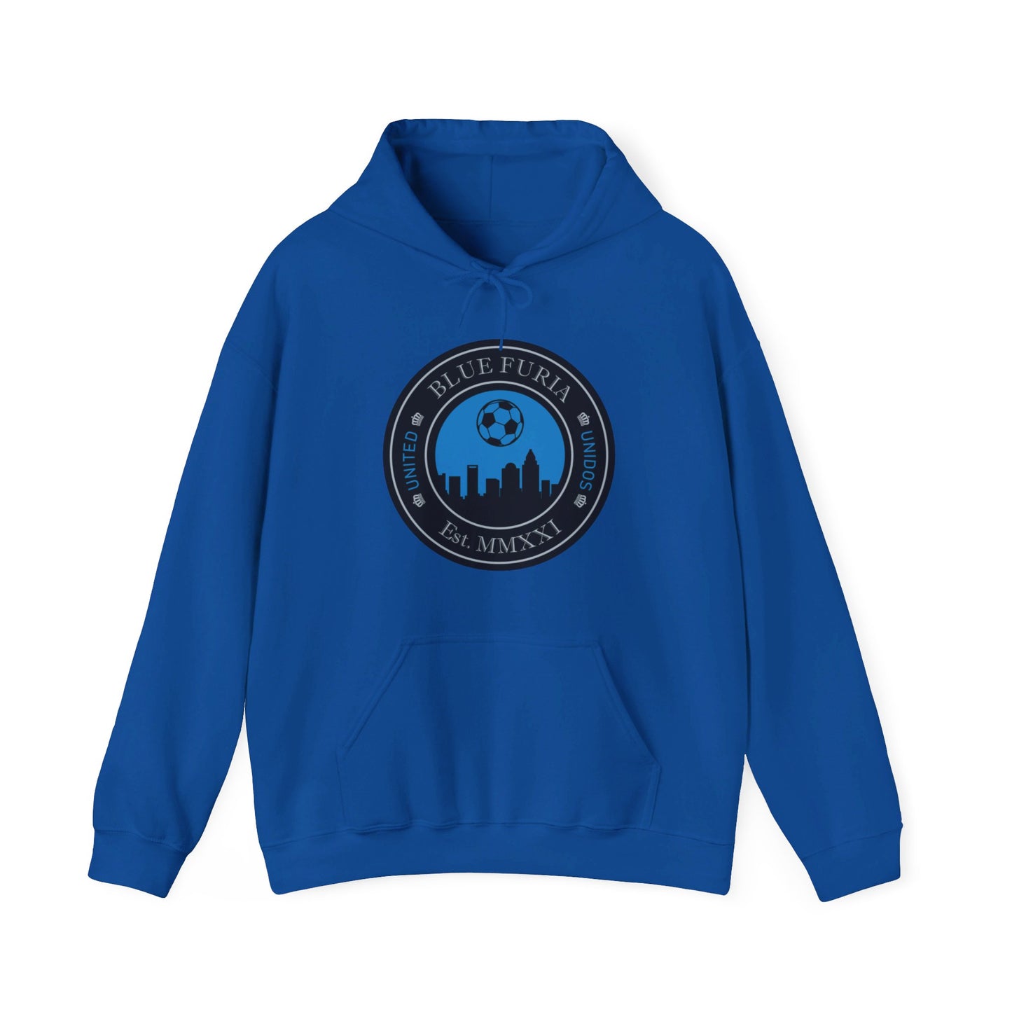 2022 Blue Furia Unisex Heavy Blend™ Hooded Sweatshirt