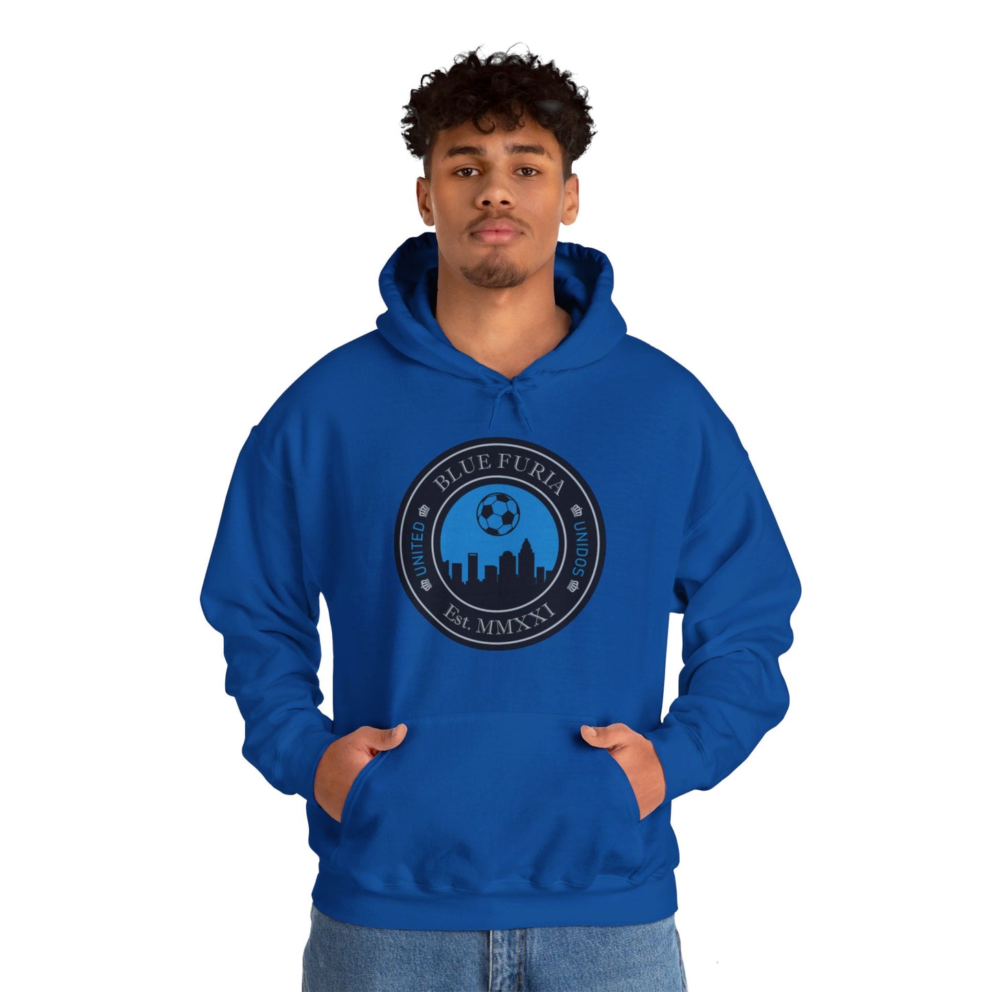 2022 Blue Furia Unisex Heavy Blend™ Hooded Sweatshirt