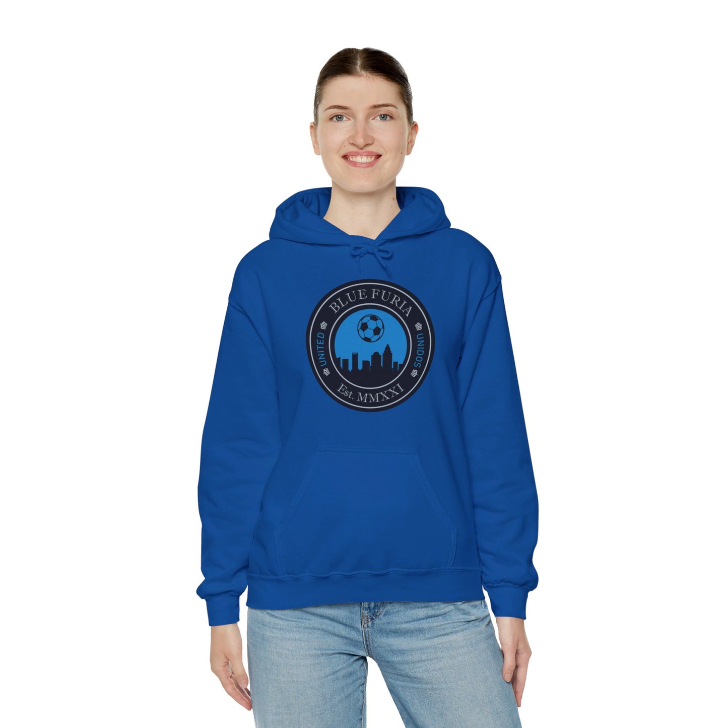 2022 Blue Furia Unisex Heavy Blend™ Hooded Sweatshirt