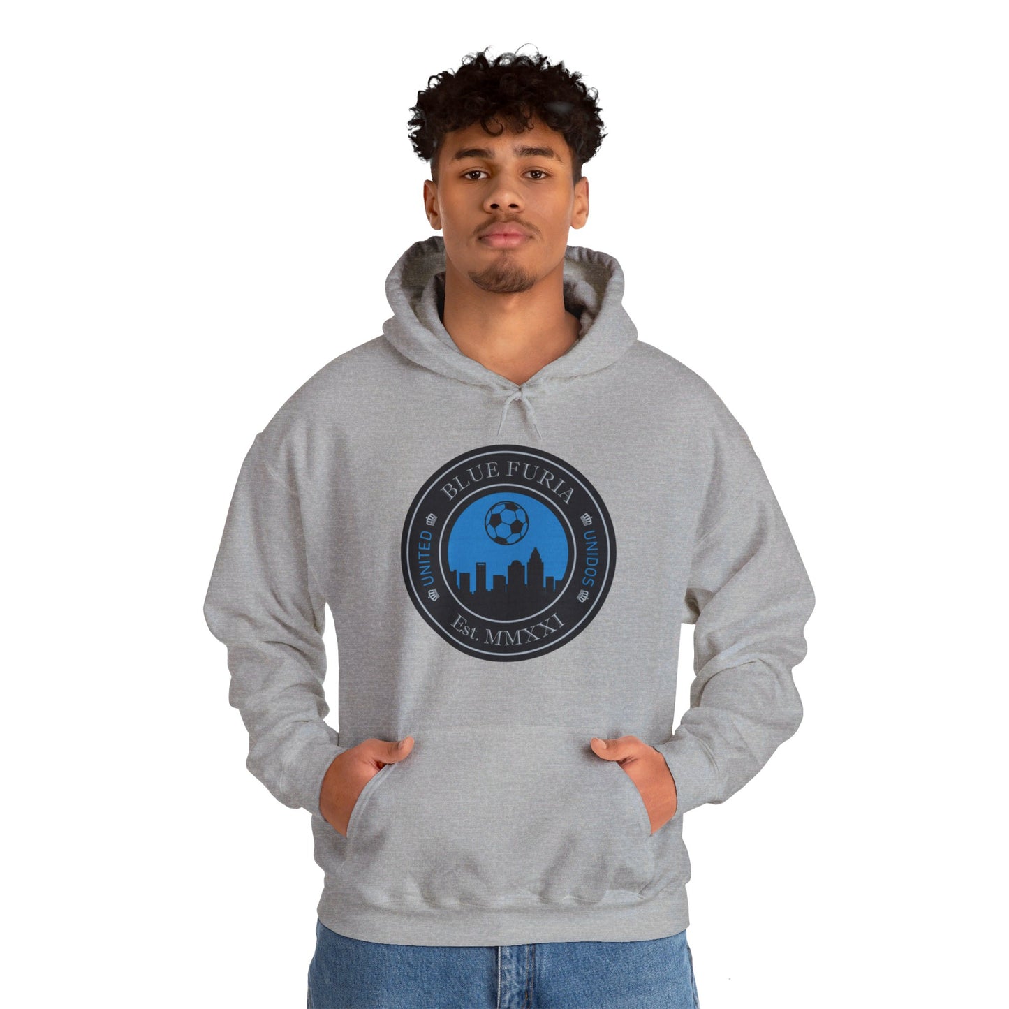 2022 Blue Furia Unisex Heavy Blend™ Hooded Sweatshirt