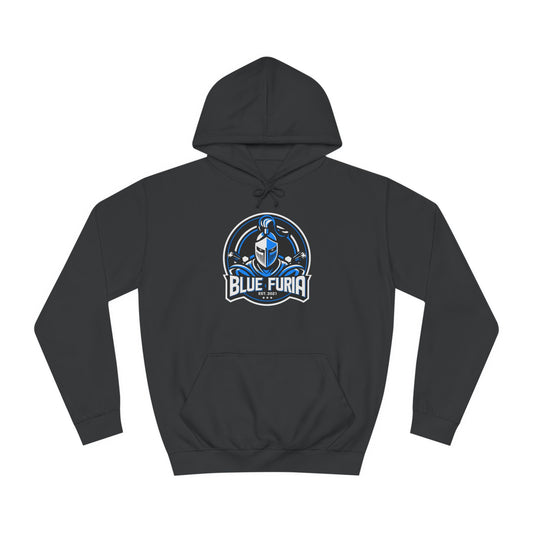 2024 Blue Furia Knight Unisex College Hoodie