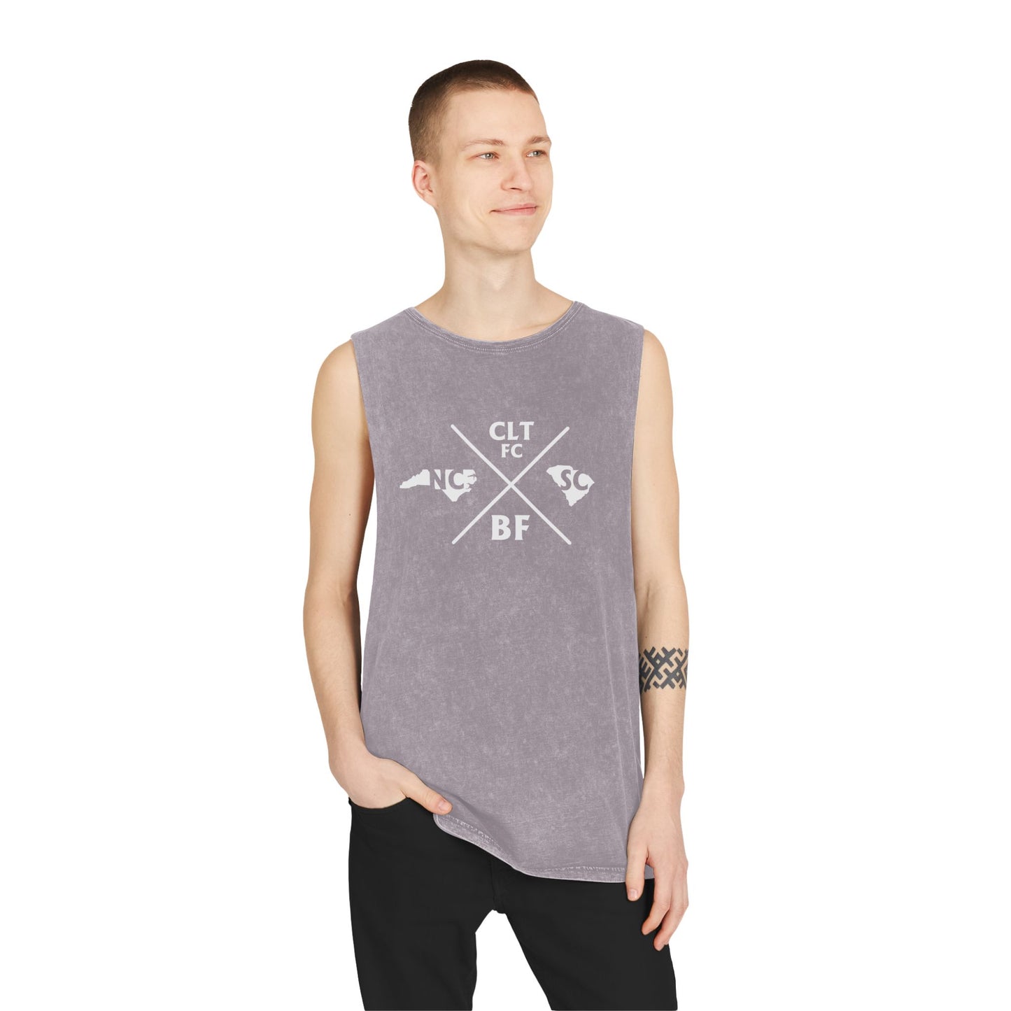 Unisex Stonewash Tank Top