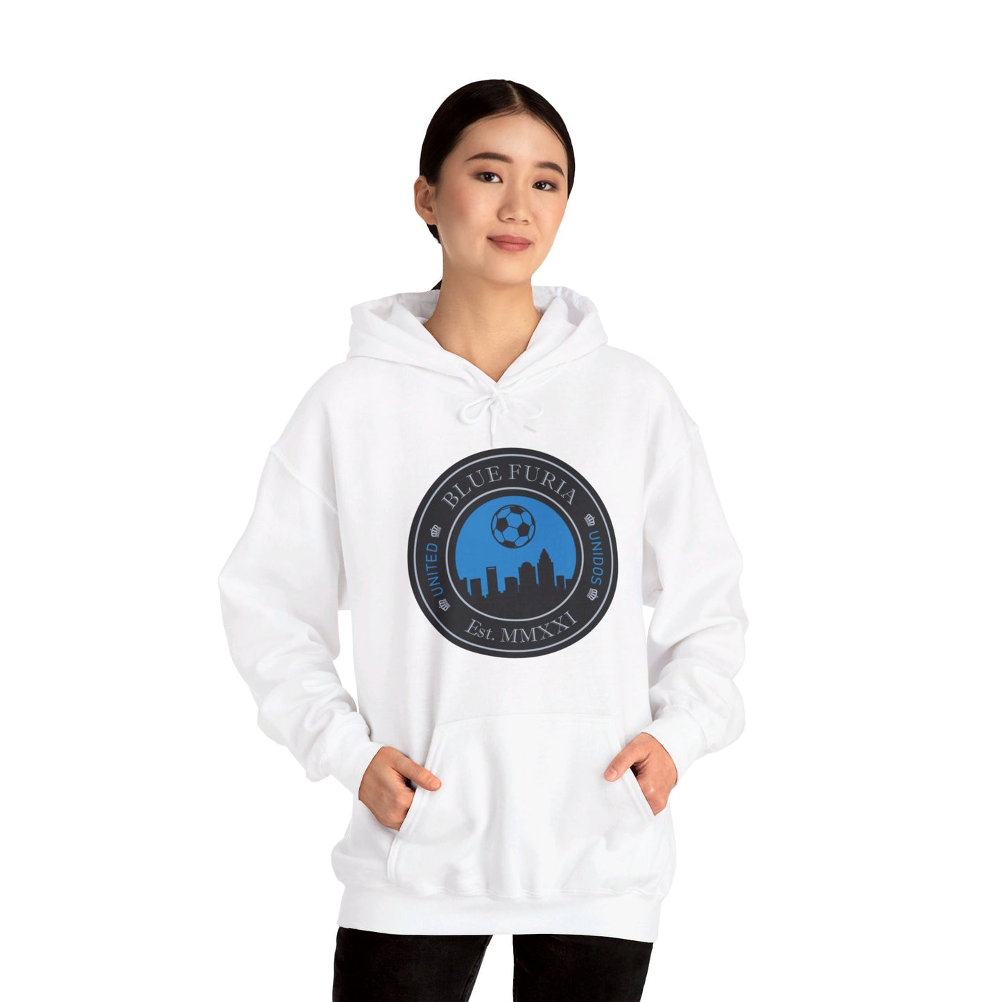 2022 Blue Furia Unisex Heavy Blend™ Hooded Sweatshirt