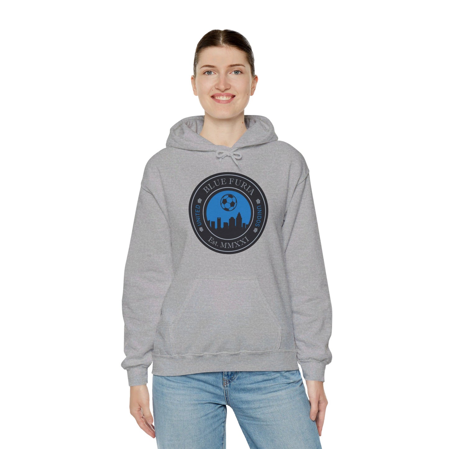 2022 Blue Furia Unisex Heavy Blend™ Hooded Sweatshirt