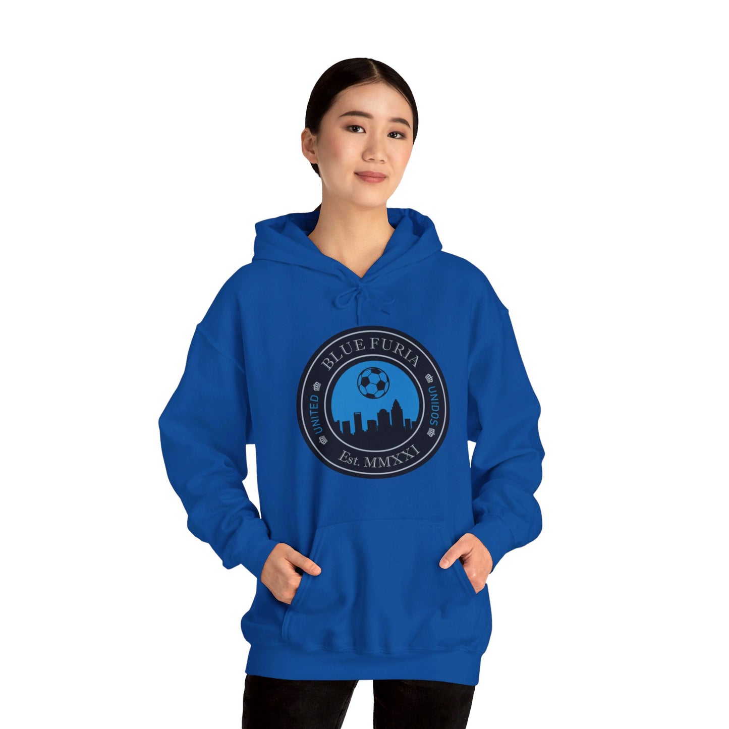 2022 Blue Furia Unisex Heavy Blend™ Hooded Sweatshirt