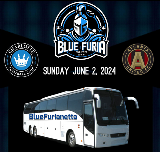 Blue Furia Travel Package: Bus + Food/Drinks + Game Ticket
