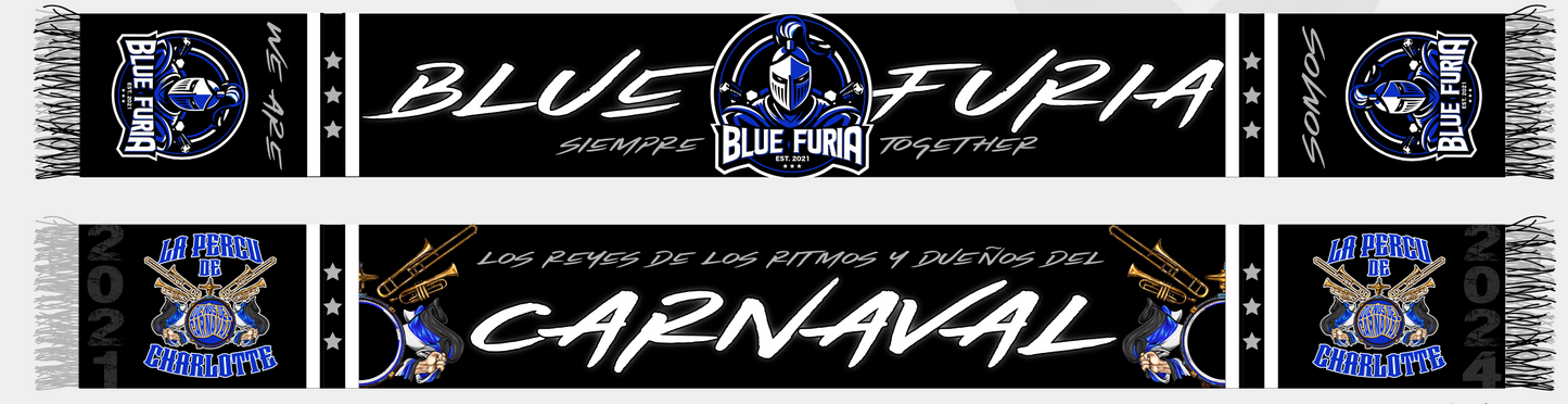 Blue Furia 2024 Special Edition Scarf **PICK UP ONLY **